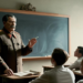 Stalin de maestro en un colegio