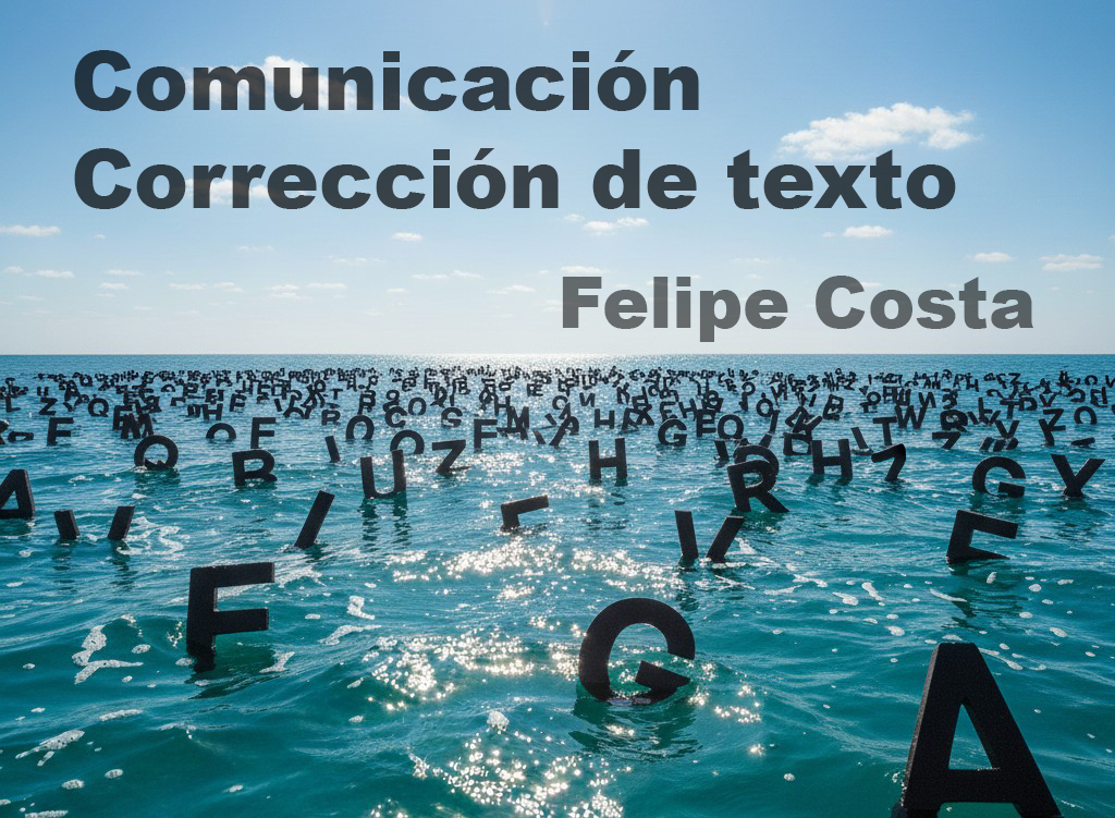 Comunicación y Corrección de texto. Un mar de letras